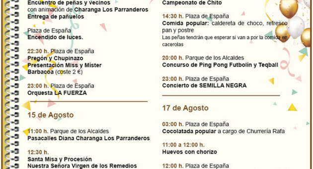 Fiestas Patronales Valdemaqueda 2025