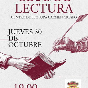 Club de lectura, jueves 30 de octubre
