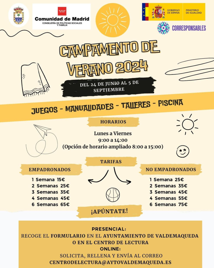 Campamento verano Valdemaqueda 2024