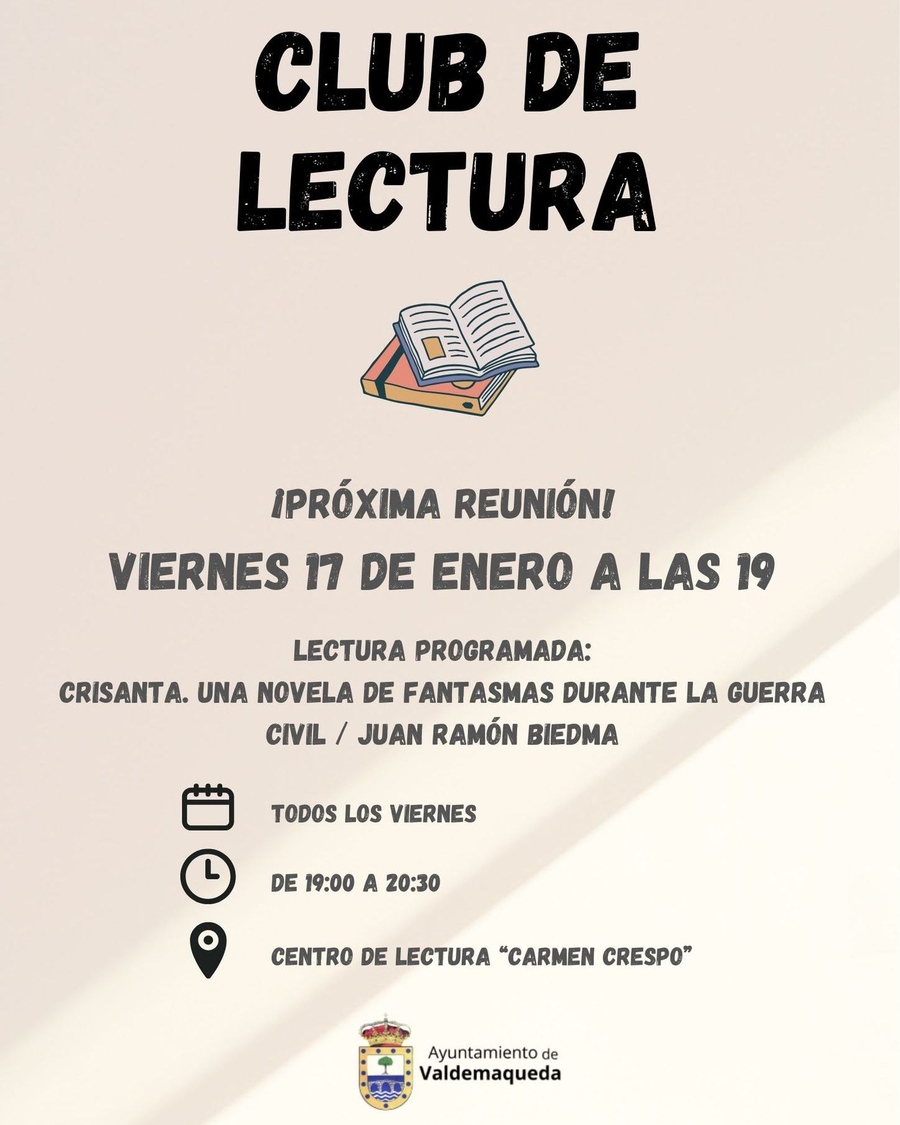 20250117 Club de lectura Valdemaqueda
