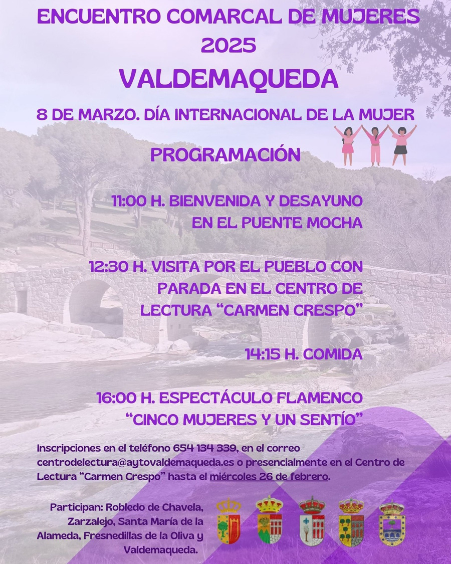 Encuentro comarcal mujeres Valdemaqueda 2025
