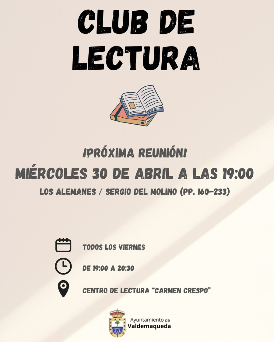 20250425 Club de lectura Valdemaqueda
