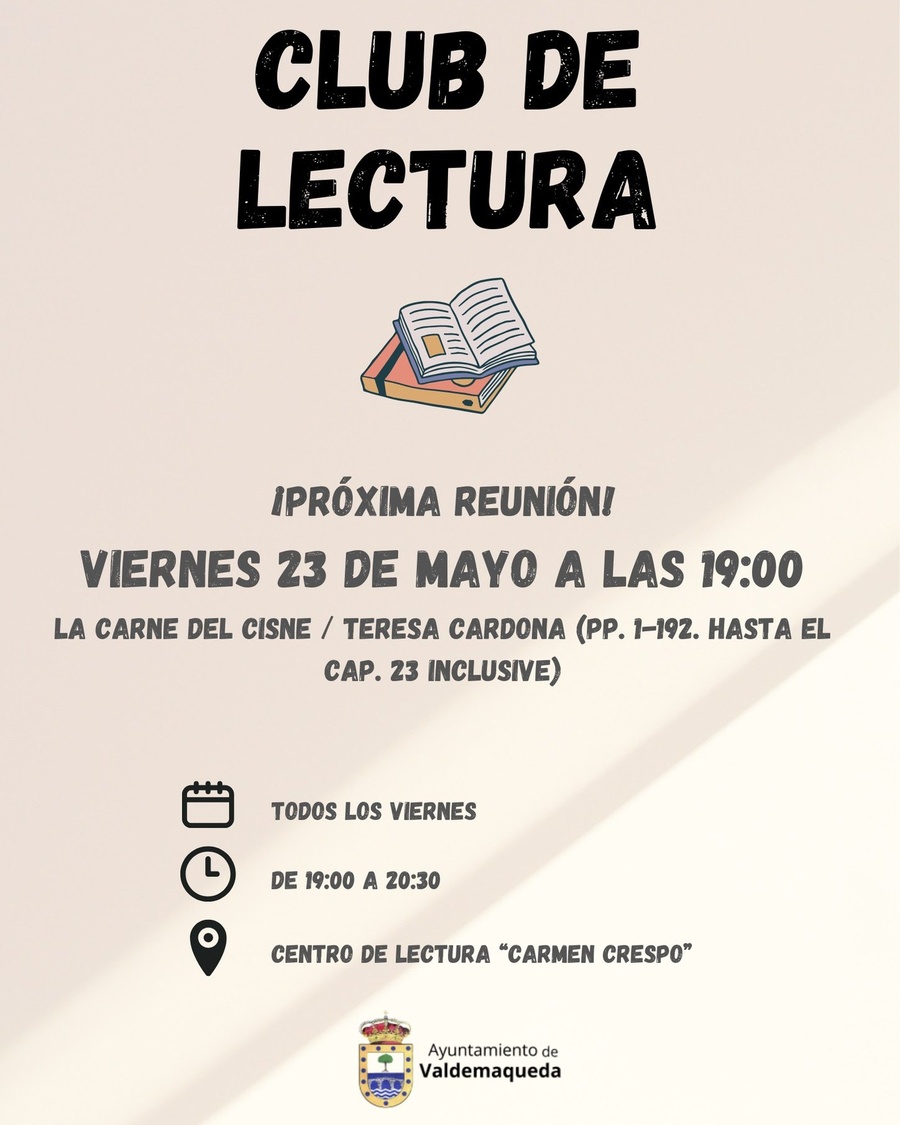 20250509 Club de lectura Valdemaqueda