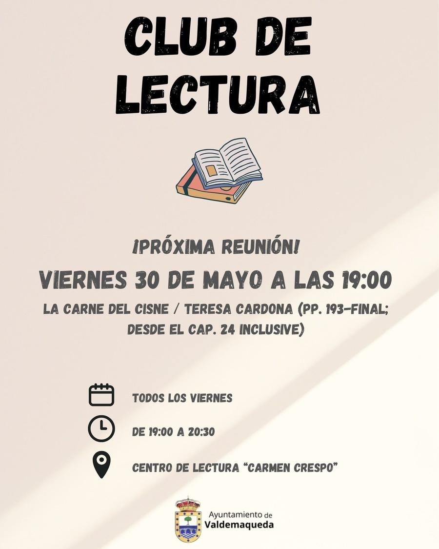 20250509 Club de lectura Valdemaqueda