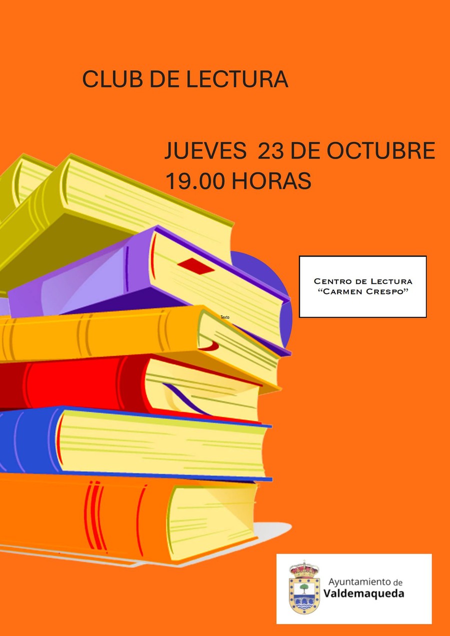 Club de lectura Valdemaqueda 16 oct 25