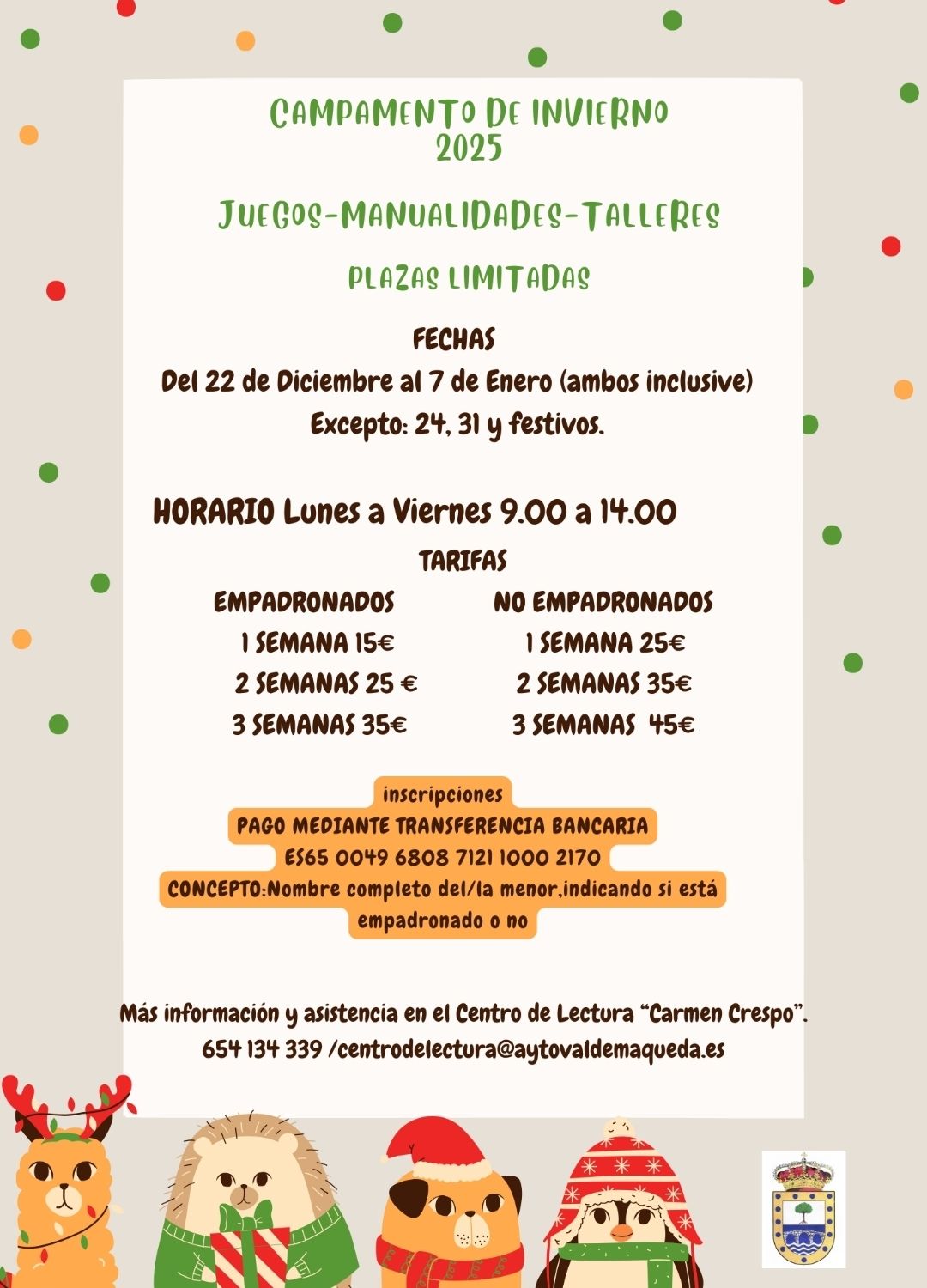 Campamento Navidad Valdemaqueda 2025