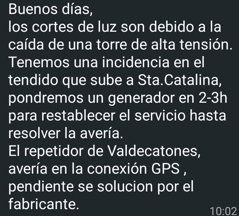 incidencias por inclemencias invernales