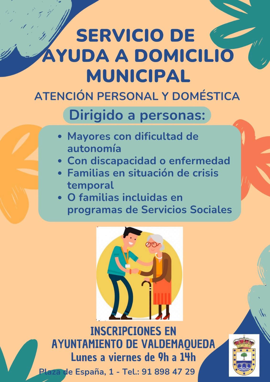 Servicio ayuda domicilio municipal