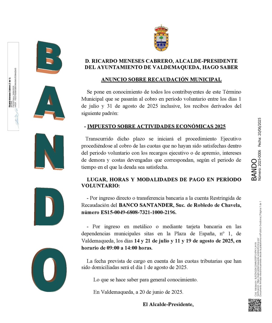 IAE 2025 Valdemaqueda