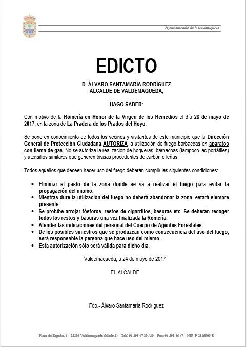 EdictoRomeria28052017